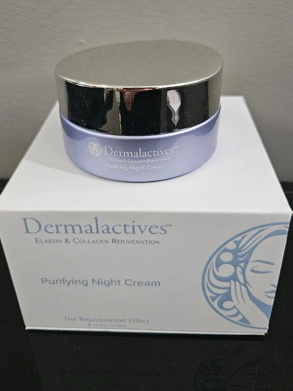 DERMALACTIVES PURIFYING NIGHT CREAM - 1.7 fl oz \ 50 ml - BRAND NEW - SEALED